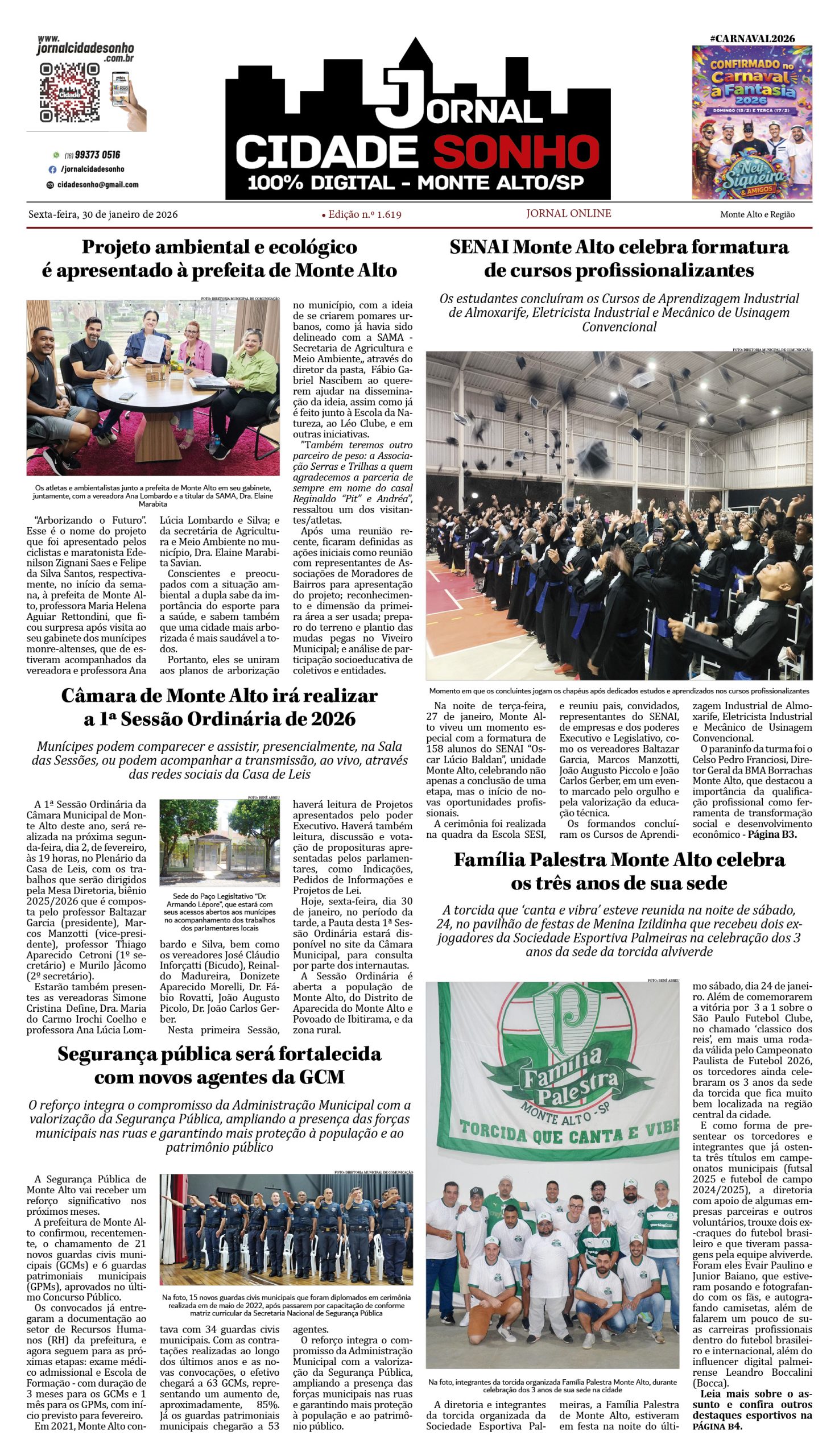 Edição nº 1.619 de 30 de janeiro de 2026