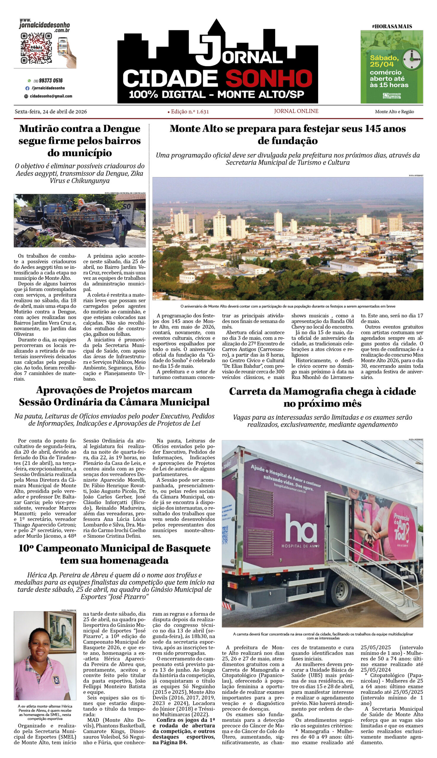 Edição nº 1.631 de 24 de abril de 2026