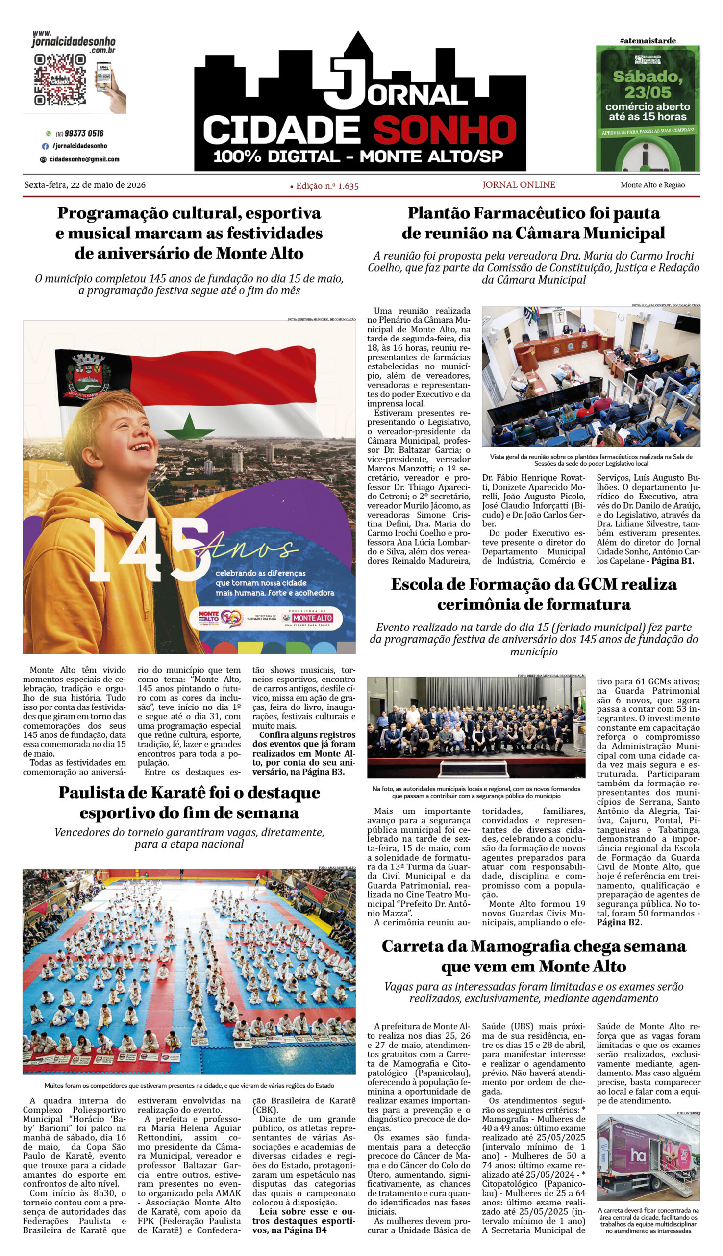 Edição nº 1.635 de 22 de maio de 2026